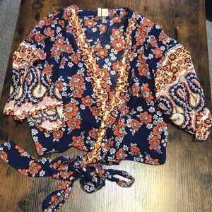 Bohemian Wrap Top